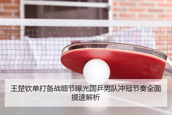 王楚钦单打备战细节曝光国乒男队冲冠节奏全面提速解析